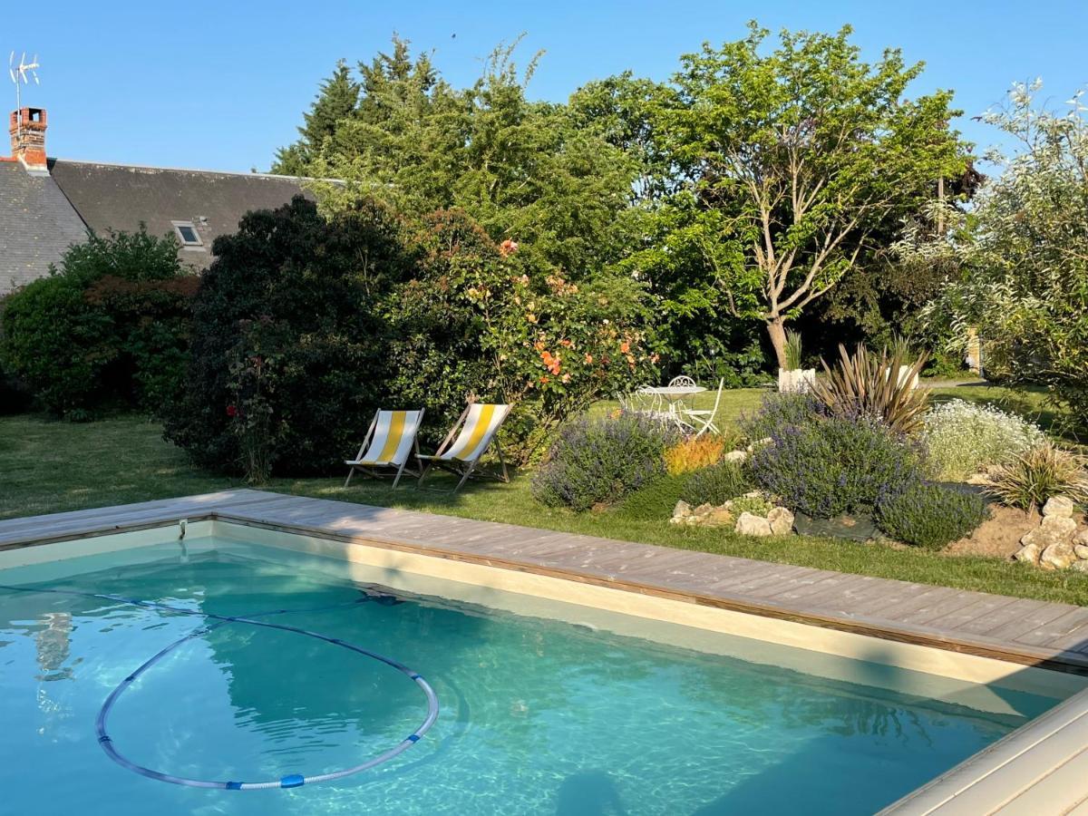 Chambres D Hotes Avec Piscine Et Spa La Foliere Saumur Villebernier Luaran gambar