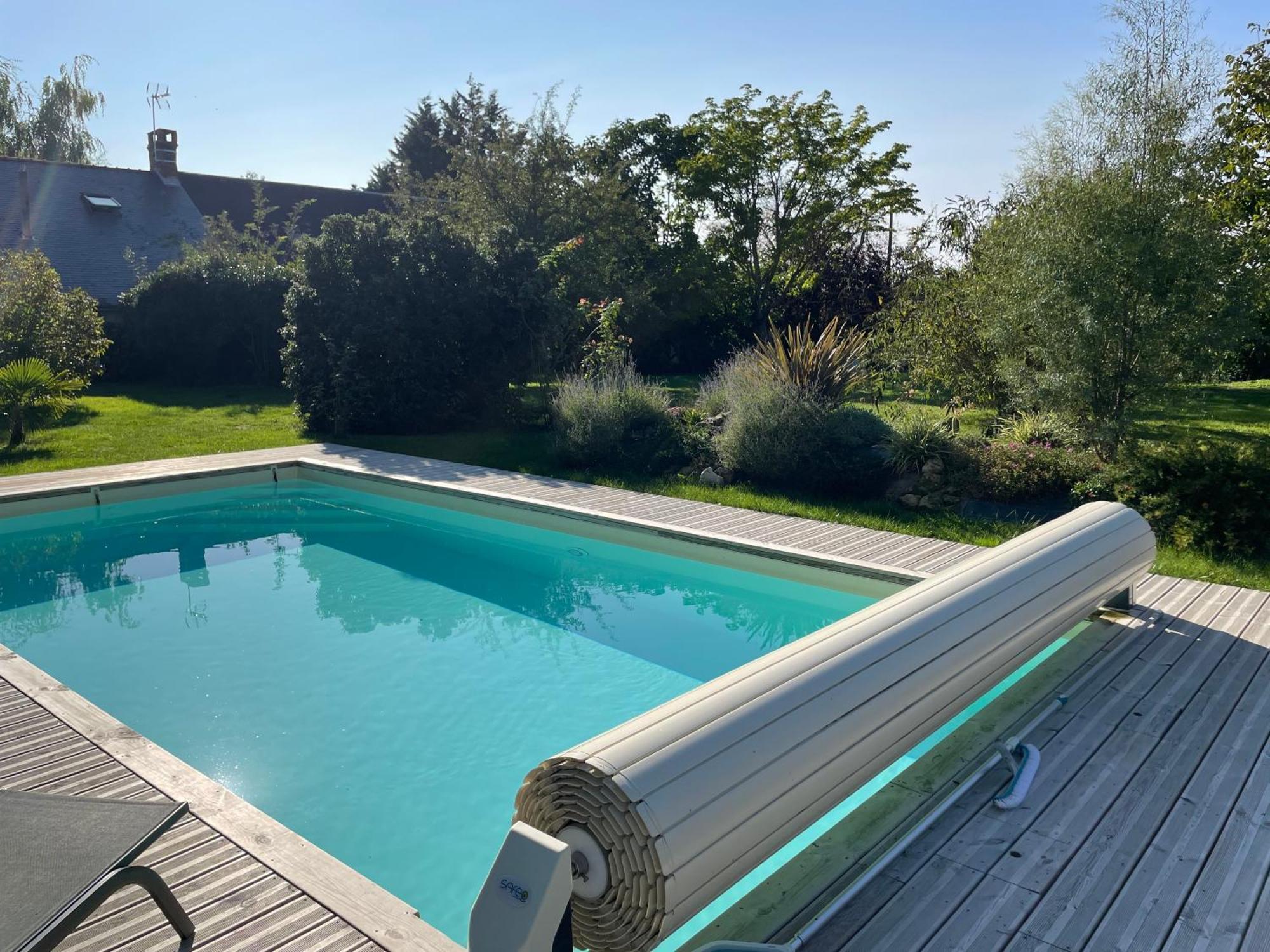 Chambres D Hotes Avec Piscine Et Spa La Foliere Saumur Villebernier Luaran gambar