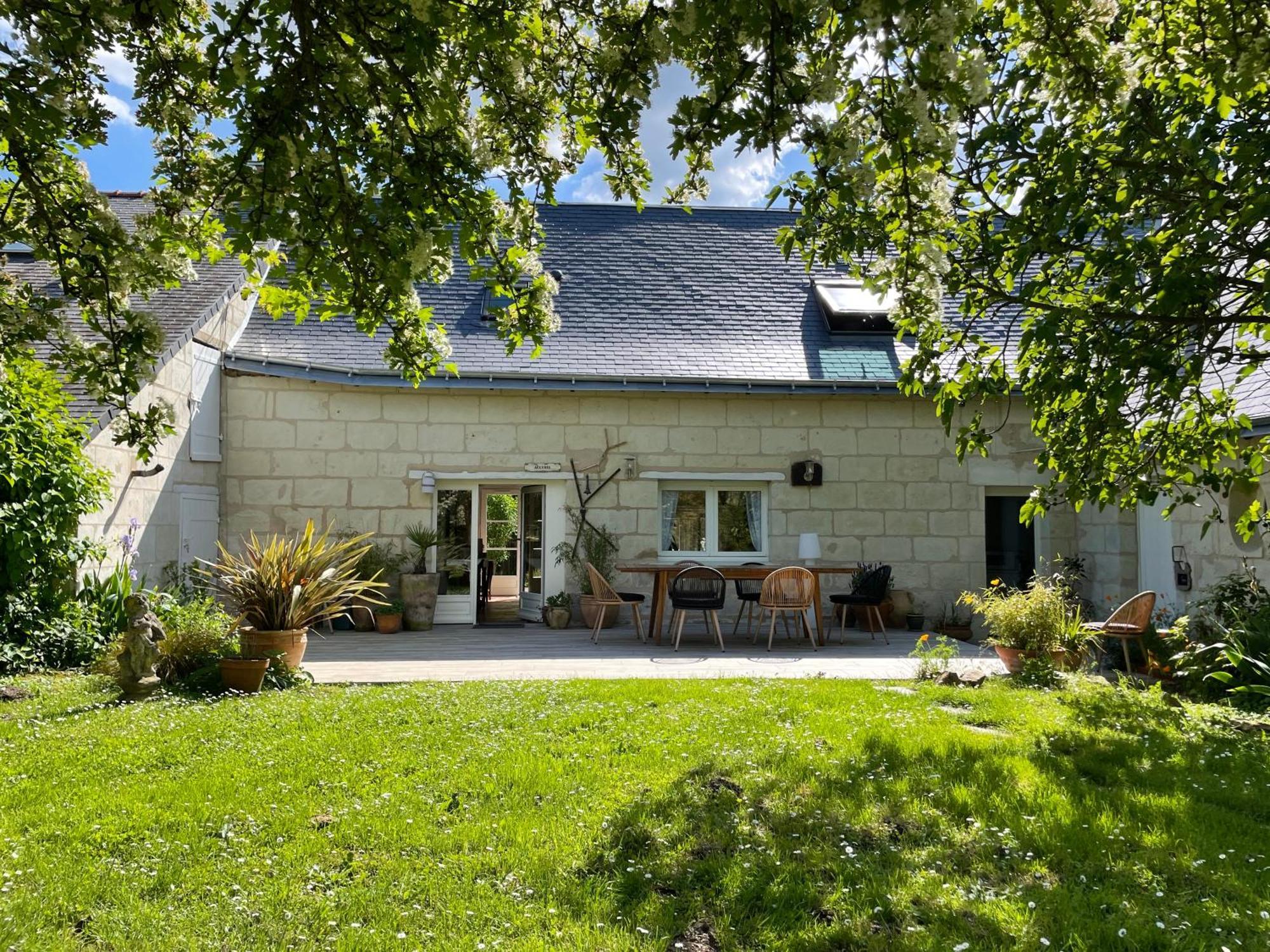 Chambres D Hotes Avec Piscine Et Spa La Foliere Saumur Villebernier Luaran gambar